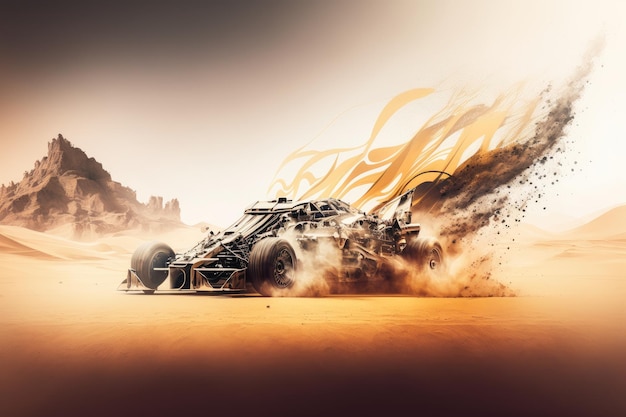 MAD CAR RACING!!! CORRIDA DE CARRO NO DESERTO! 