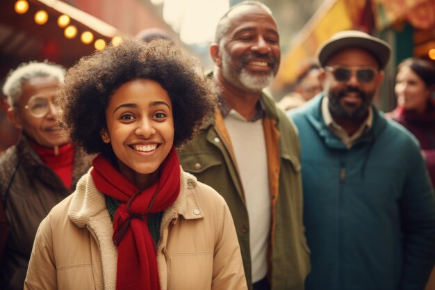 jovem feliz expressão viajante conceito ai gerado