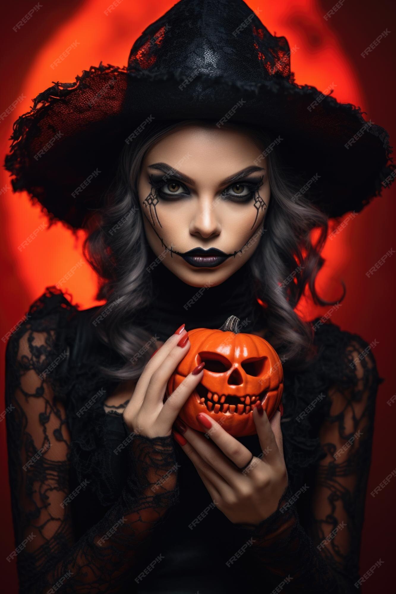 fantasia de bruxa assustadora  Halloween costumes makeup, Halloween makeup  witch, Witch makeup