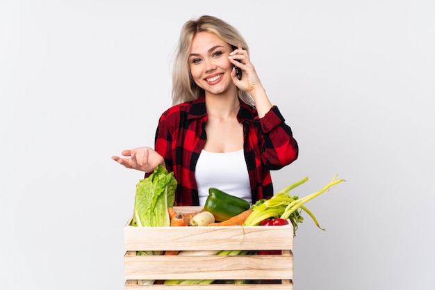 Joven campesina