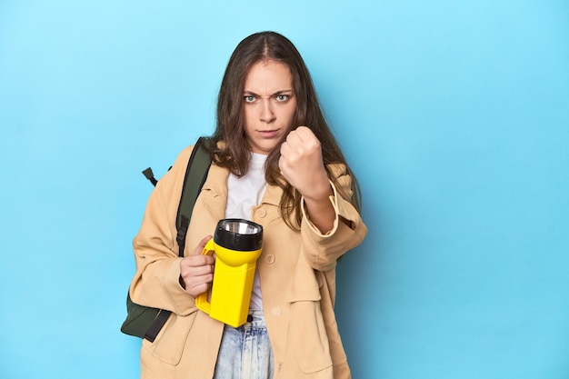 Joven, caucásico, mujer