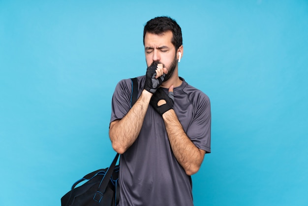 Joven deportista con barba