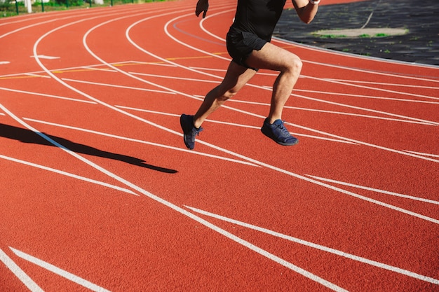 Joven deportista motivado