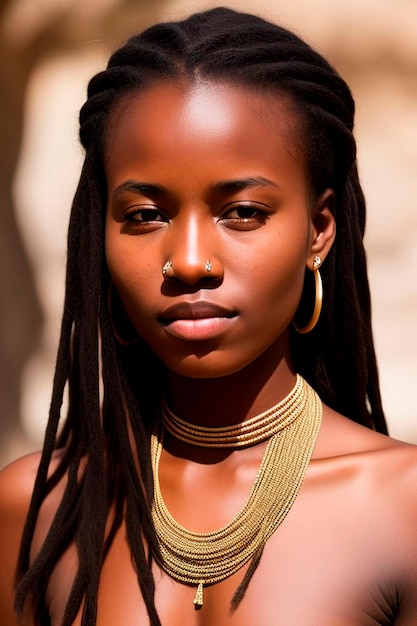 Joven etíope Un impactante retrato de la belleza y la cultura africanas afro beauty