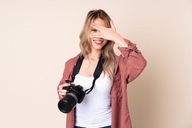 Joven fotógrafo chica