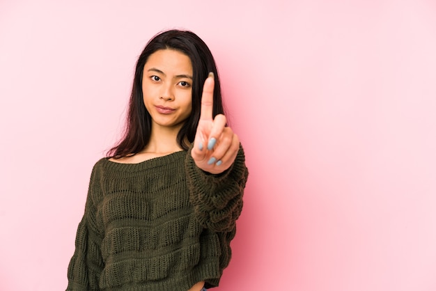 Joven, mujer china