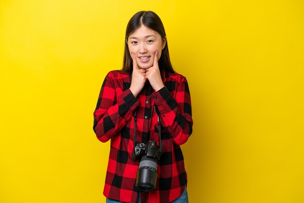 Joven, mujer china