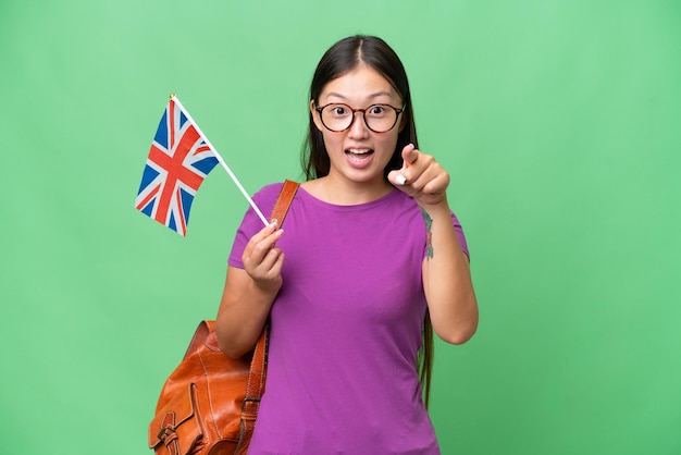 Joven, mujer china