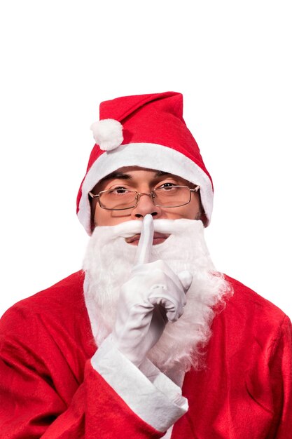 Foto el joven papá noel