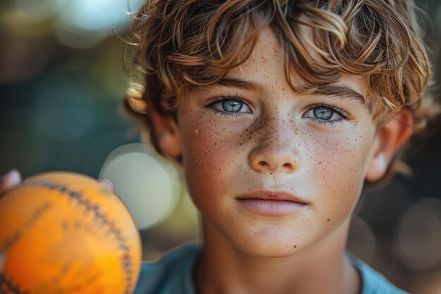 Foto jóvenes atletas ansiosos perfeccionando sus habilidades para un futuro brillante.