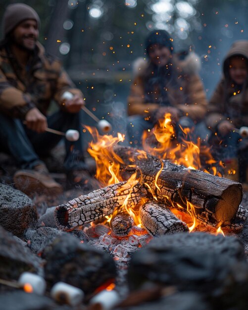 Foto jóvenes reunidos alrededor de una playa