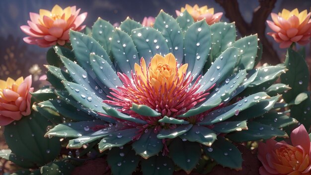 Las joyas del desierto: un retrato de cerca de la resiliencia de la flor del cactus