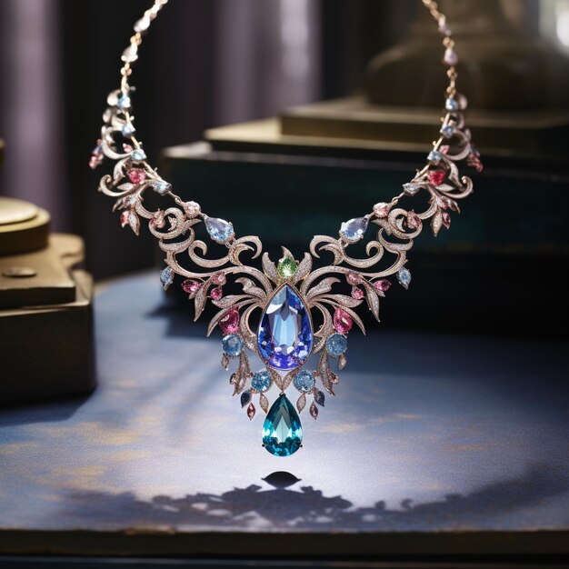 Joyas iluminadoras de gemas celestiales de resplandor divino