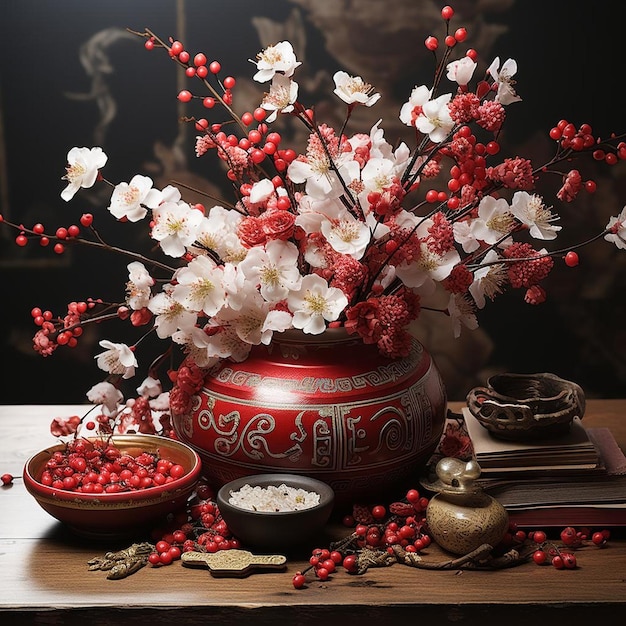 Joyous Lunar Presents Foto de Presente do Ano Novo Chinês