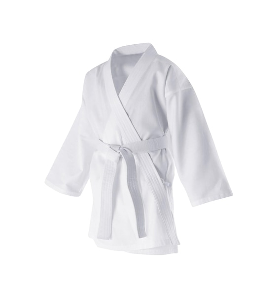 Judogi mit weißem Gürtel