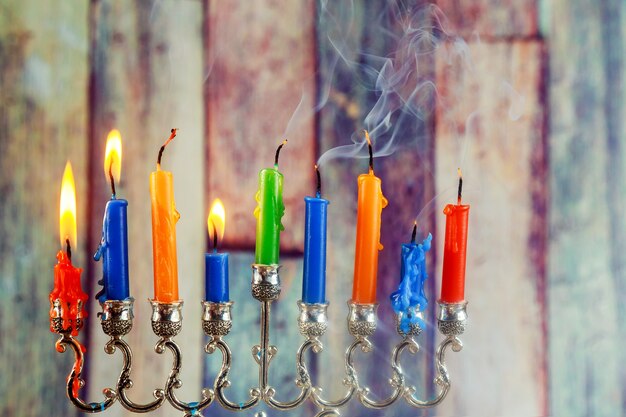 Jüdische Symbole Chanukka das jüdische Lichterfest Symbole des jüdischen Feiertags
