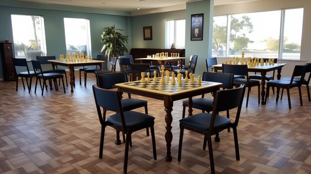 Juego de ajedrez de madera de lujo Domina la estrategia y las tácticas en un juego de ajedrez cautivador