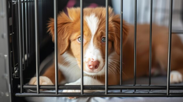 Juego de cachorro Momentos conmovedores Compañero en casa