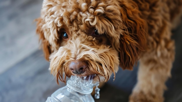 Juego de cachorro Momentos conmovedores Compañero en casa