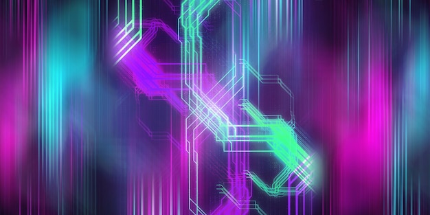juego cyberpunk ciencia ficción tecnología papel tapiz fondo abstracto escena futurista ilustración 3D renderización para jugador