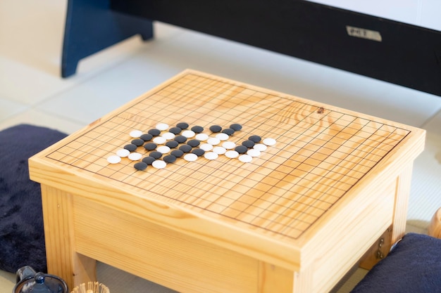 Juego de mesa Go Table Juego tradicional japonés chino asiático