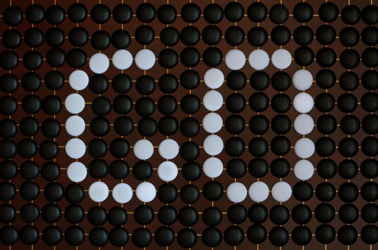 Foto juego de mesa de go