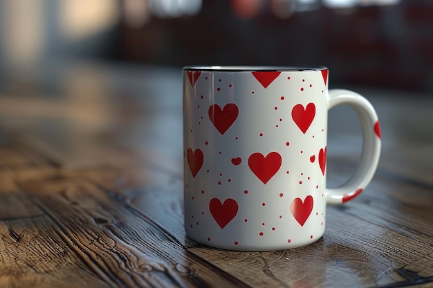 El juego de tazas de café de amor fotografía profesional