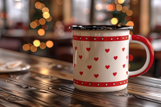 El juego de tazas de café de amor fotografía profesional