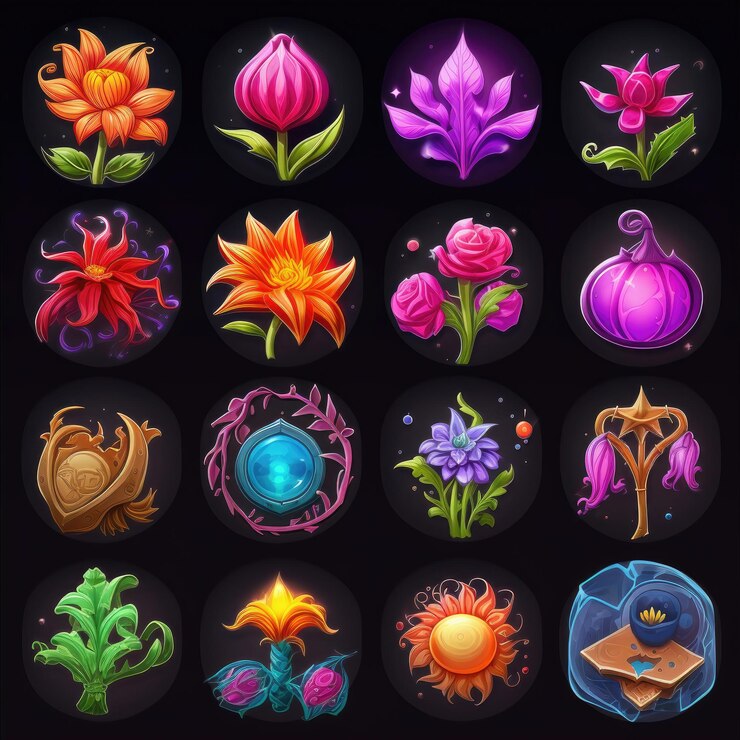 Foto juegos de hadas flor mágica ai generado diseño paisaje planta misterio fondos de pantalla hermoso juegos de hadas flor mágica ilustración