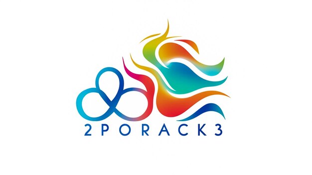 Foto los juegos olímpicos de parís 2024 se llevarán a cabo con el icono del logotipo.