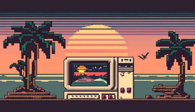 Juegos retro y pixel art ai generar