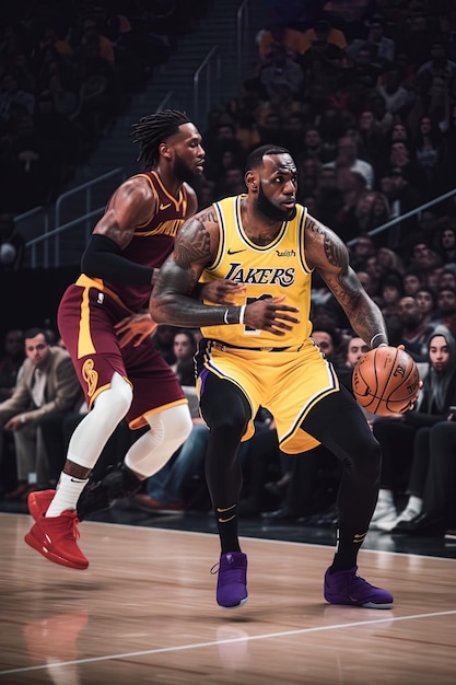 un jugador de baloncesto con el número 14 en su camiseta