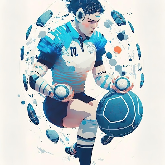 el jugador de rugby