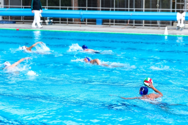 Jugadores de waterpolo