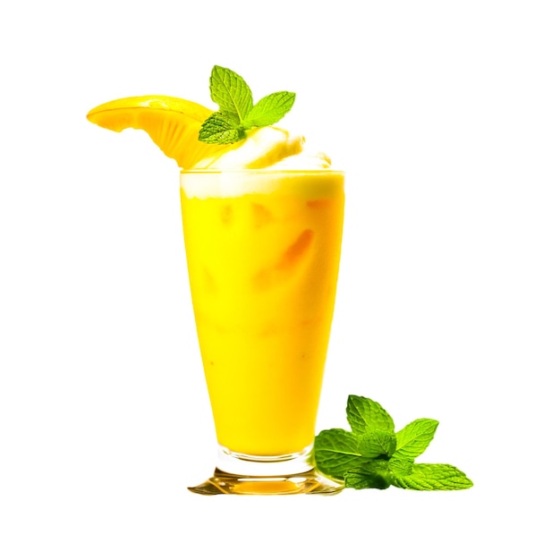 Foto jugo de batidos de mango