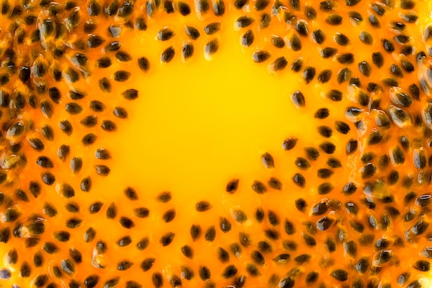 Jugo de fruta de la pasión, cicatrizarse, textura, para, fondo