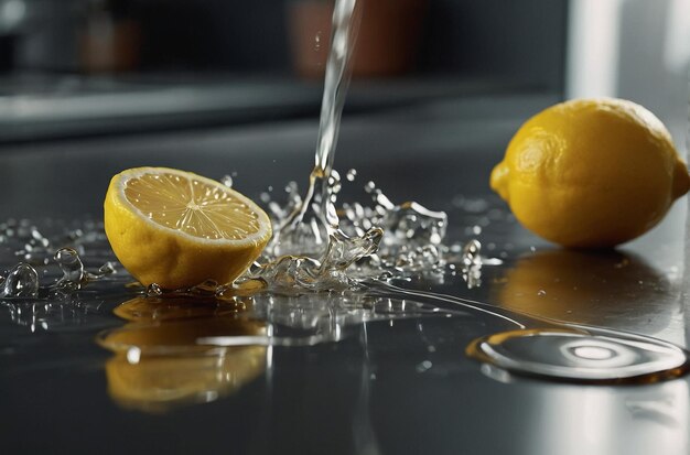El jugo de limón se usa para limpiar la cocina.