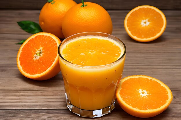 Jugo de naranja fresco