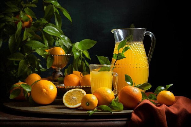 Jugo de naranja de la sinfonía de la naranja tangy