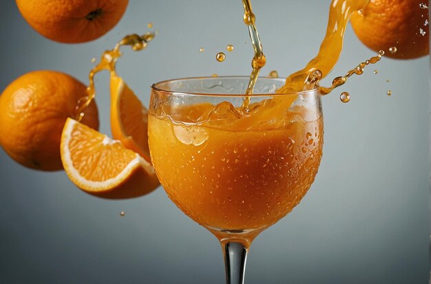 Jugo de naranja vigoroso