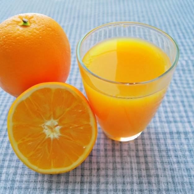 Foto jugo de naranja