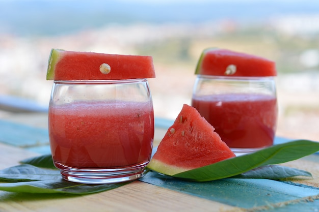 Jugo natural de sandia