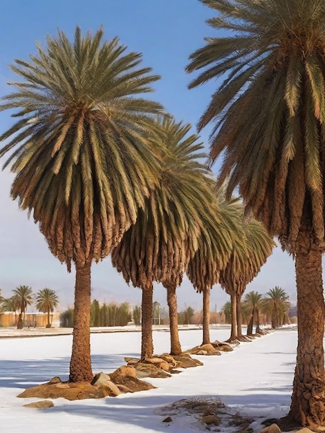 Foto el jugo de la palmera