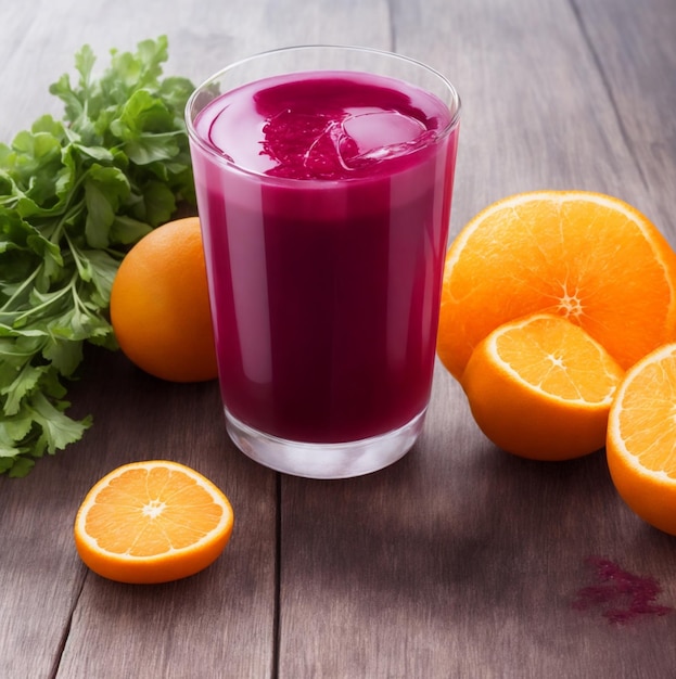 Jugo de remolacha con naranja