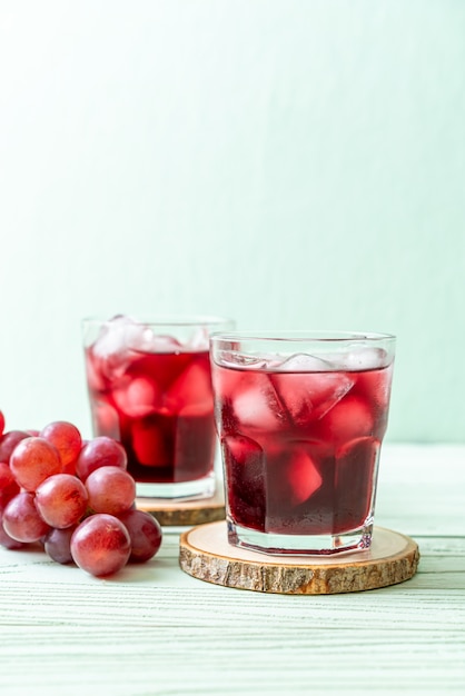 Jugo de uva fresco