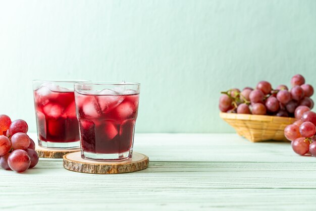 Jugo de uva fresco