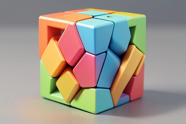 Juguete educativo Cubo de Rubik Ejercicio Capacidad de pensamiento Competición de rotación muy difícil