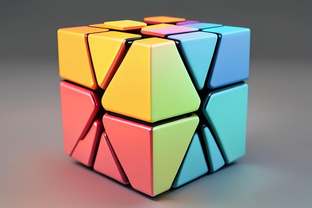 Juguete educativo Cubo de Rubik Ejercicio Capacidad de pensamiento Competición de rotación muy difícil