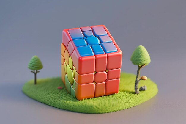 Juguete educativo Cubo de Rubik Ejercicio Capacidad de pensamiento Competición de rotación muy difícil