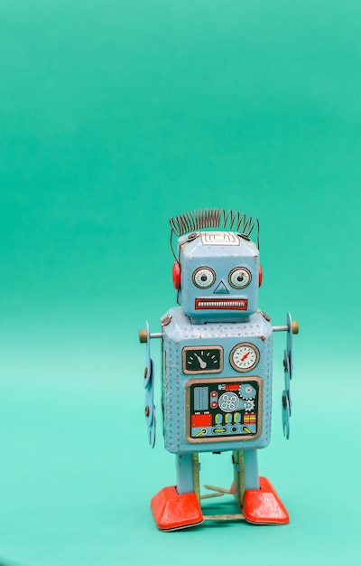 Juguete de robot retro
